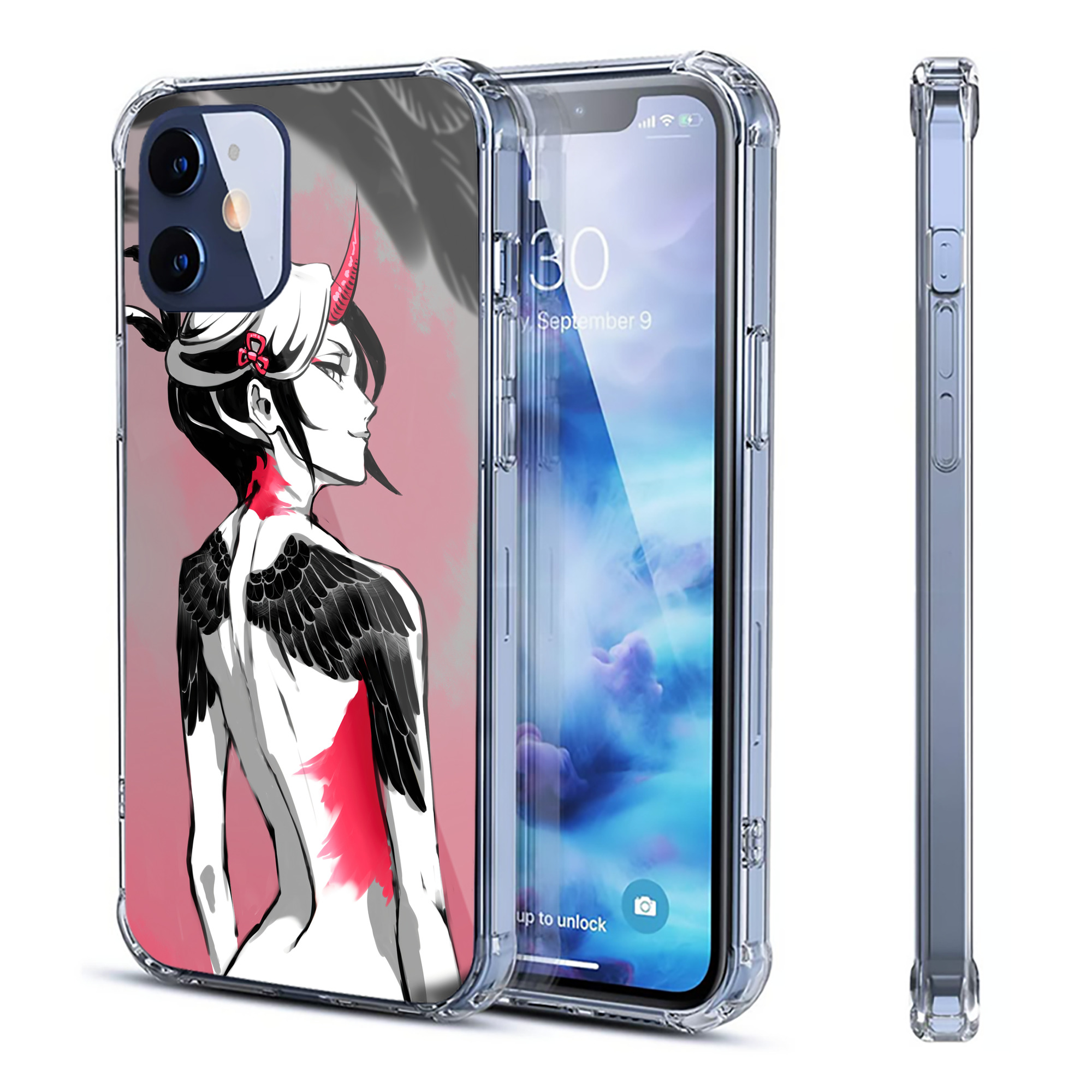 （画像用） ブリーチ BLEACH 【iPhone 12シリーズ対応】透明スマホケース（クリアソフトケース）